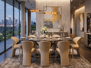 Ghế ăn bọc da Ý – Đẳng cấp Châu Âu trong phòng ăn Việt